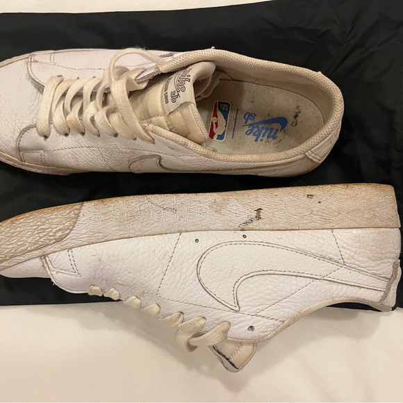 Nike NBA blazer low white mens size 8.5 - Picture 2 of 5